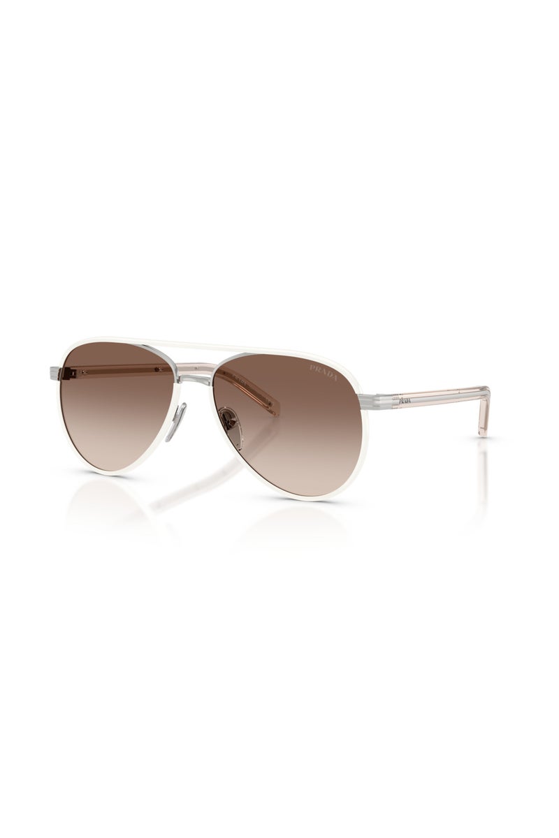 PRADA Square Sunglasses for Men - Matte Black - 56mm Lens - Image 4